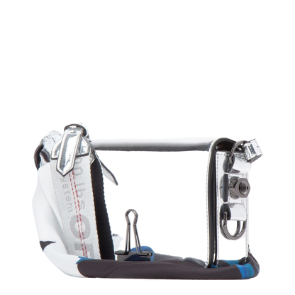Silver Metal Mirror Mini Shoulder Bag