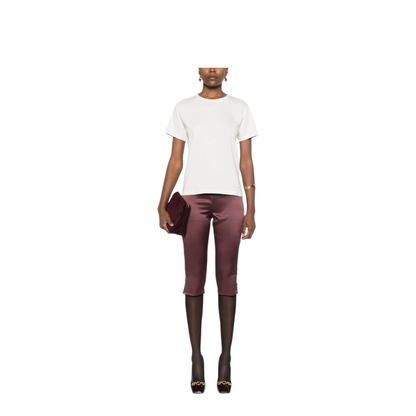 MAYFEYR - Saint Laurent - Classic Logo-Tag T-Shirt - 810277Y37RY9502