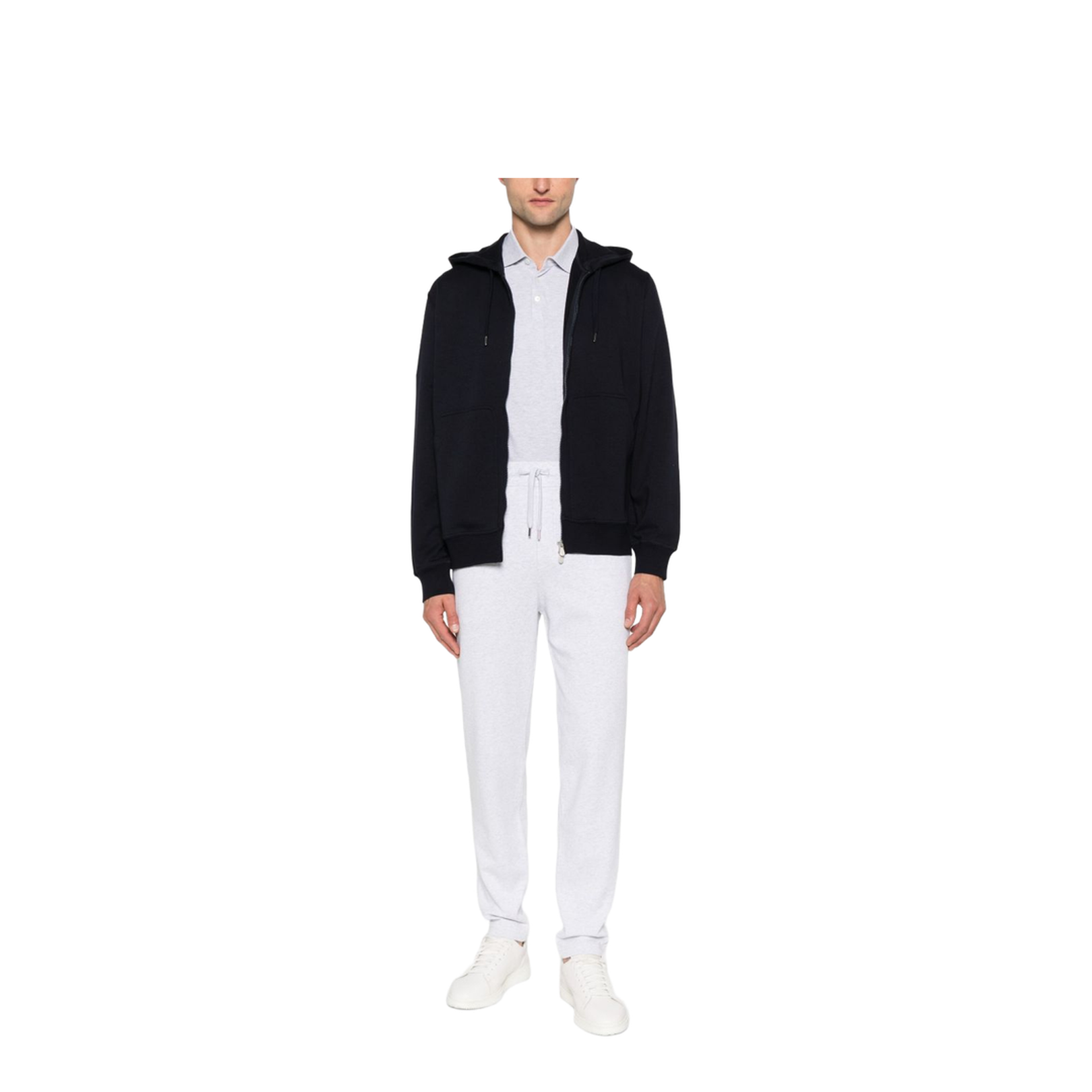 Cotton Zipped Hoodie