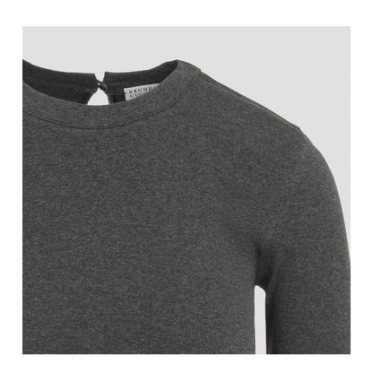 MAYFEYR - Brunello Cucinelli - L/S Rib T-Shirt - M0TC8BJ300