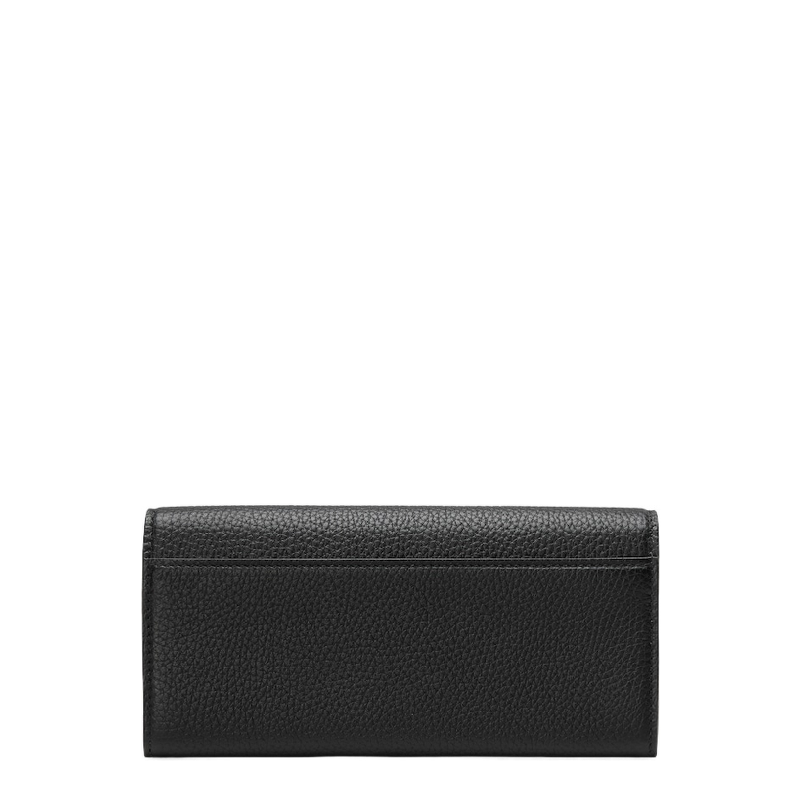 Long Coin Wallet in Black Leather