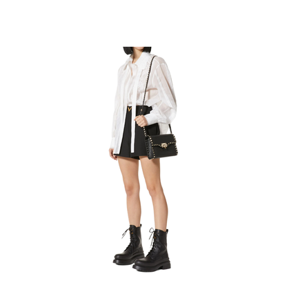 MAYFEYR - Valentino - Rockstud Small Garnet Calfskin Crossbody Bag - WB0181VSF