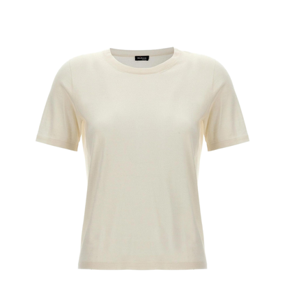 Silk Cashmere T-Shirt White