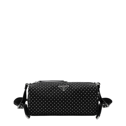 Black Cross Leather Bag