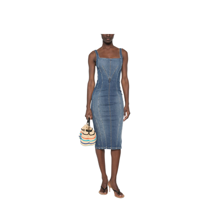 MAYFEYR - Elisabetta Franchi - Dresses Navy - AJ02D66E2139