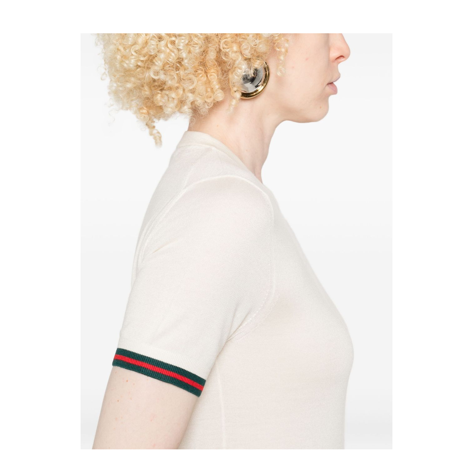 Extra Fine Cashmere Silk Top in White