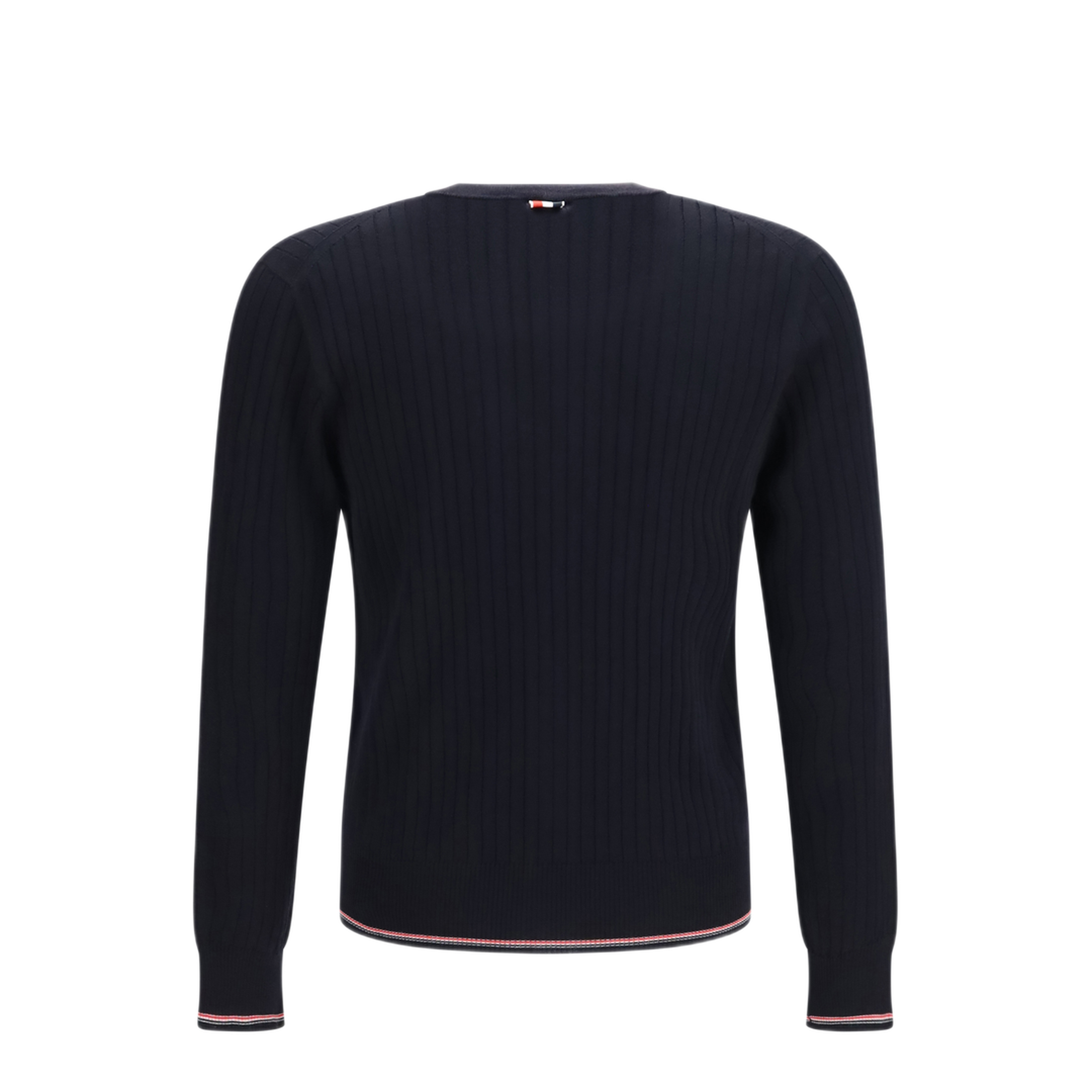 MAYFEYR - Thom Browne - Ribbed Merino Wool Cardigan - MKC648AY1055415