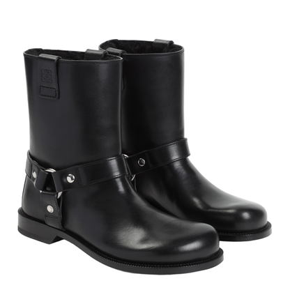 MAYFEYR - Loewe - Campo Biker Shearling Boots - LSS4285X01