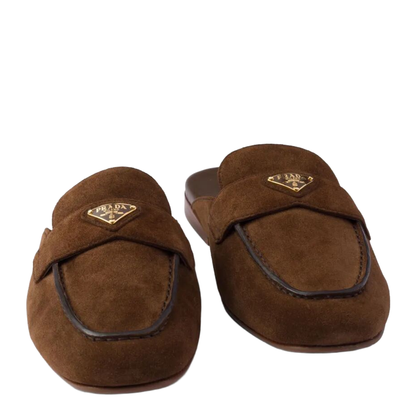 MAYFEYR - Prada - Suede Slippers - 1D766NF010103