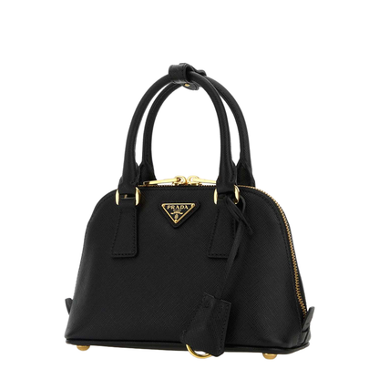 Elegant Black Leather Handbag