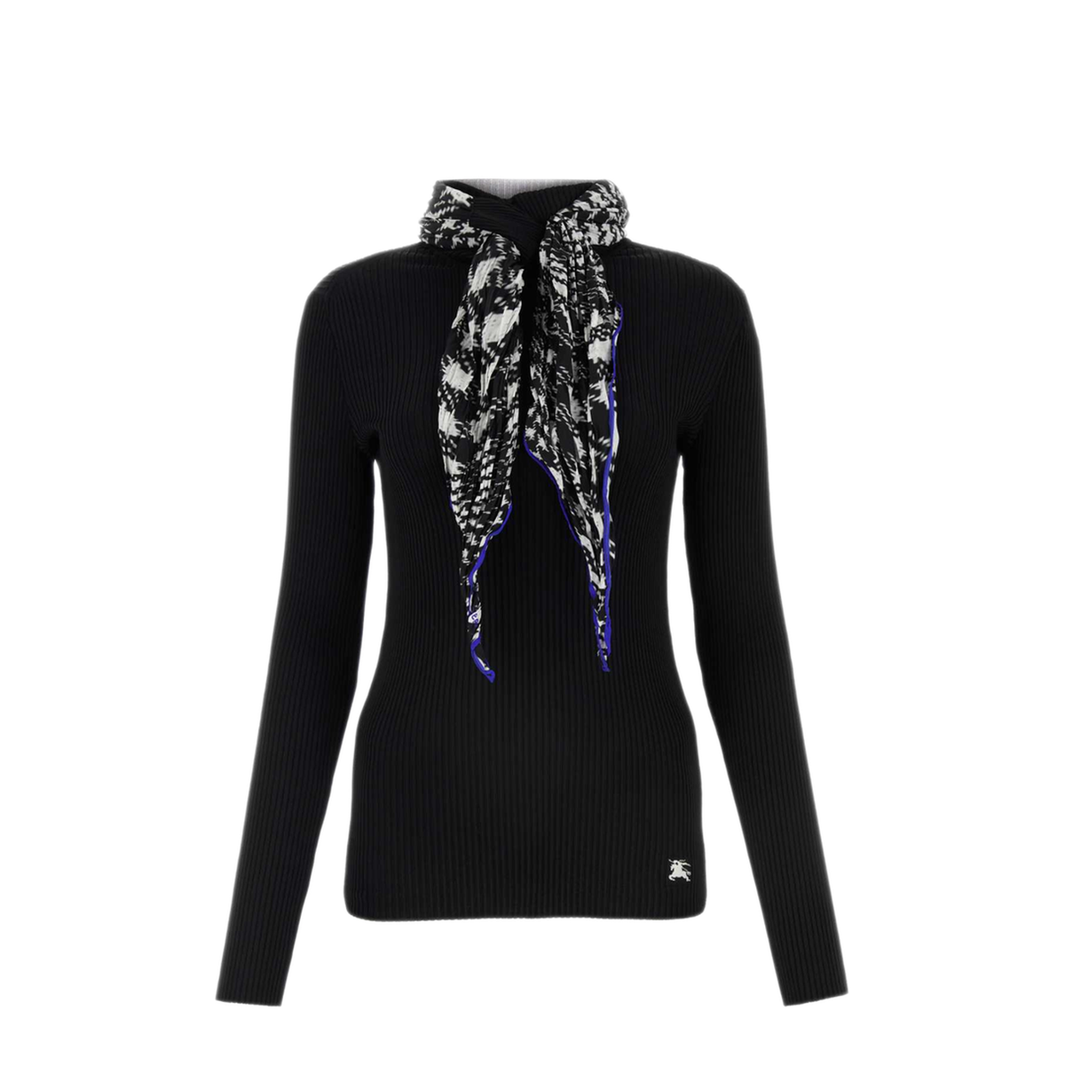 MAYFEYR - Burberry - Black Viscose Blend Sweater - 8081169A1189