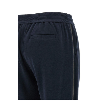 Cotton and Silk Blend Trousers