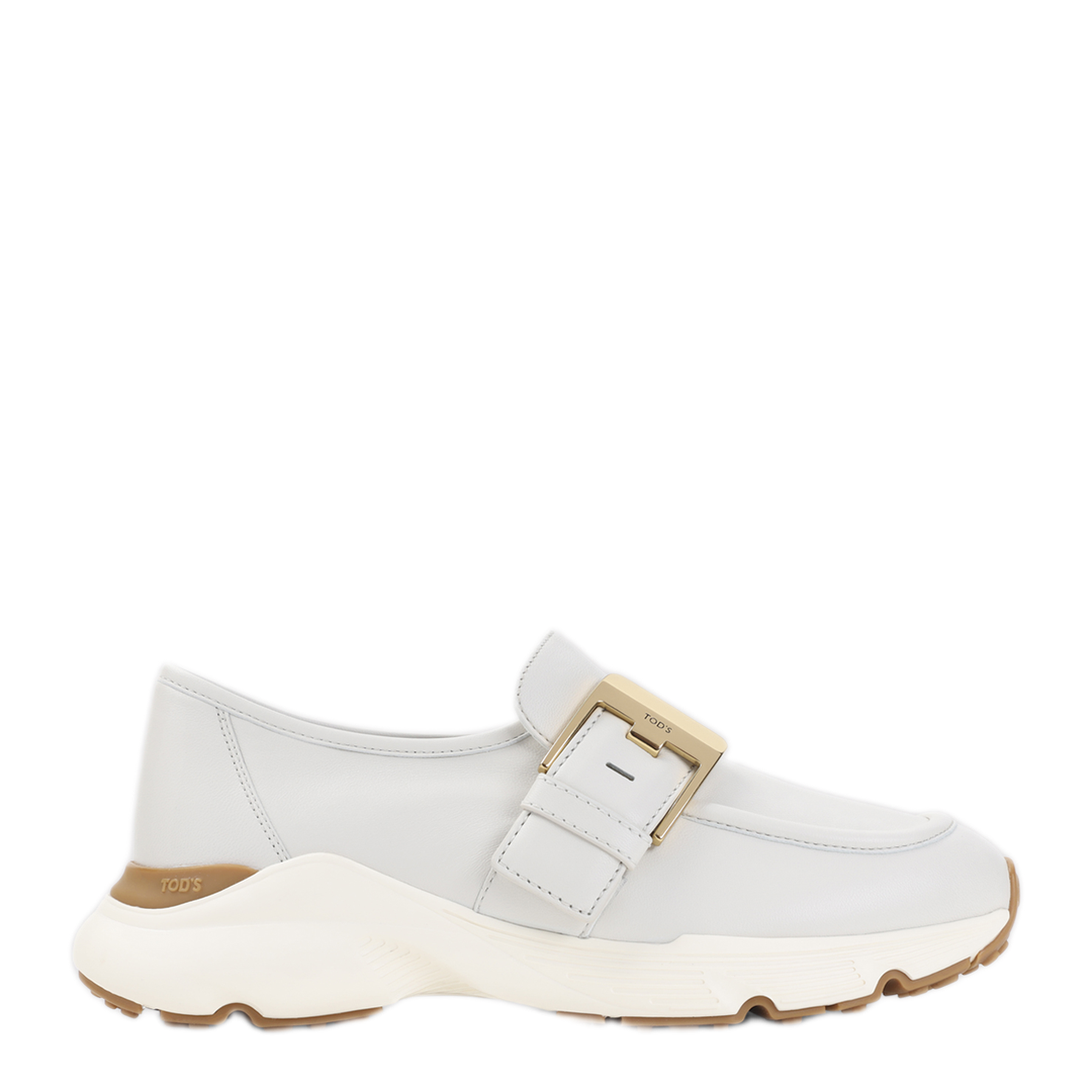 MAYFEYR - Tod's - White Lime Leather Sport Runner - XXW54C0JX90U1OB015BIANCO