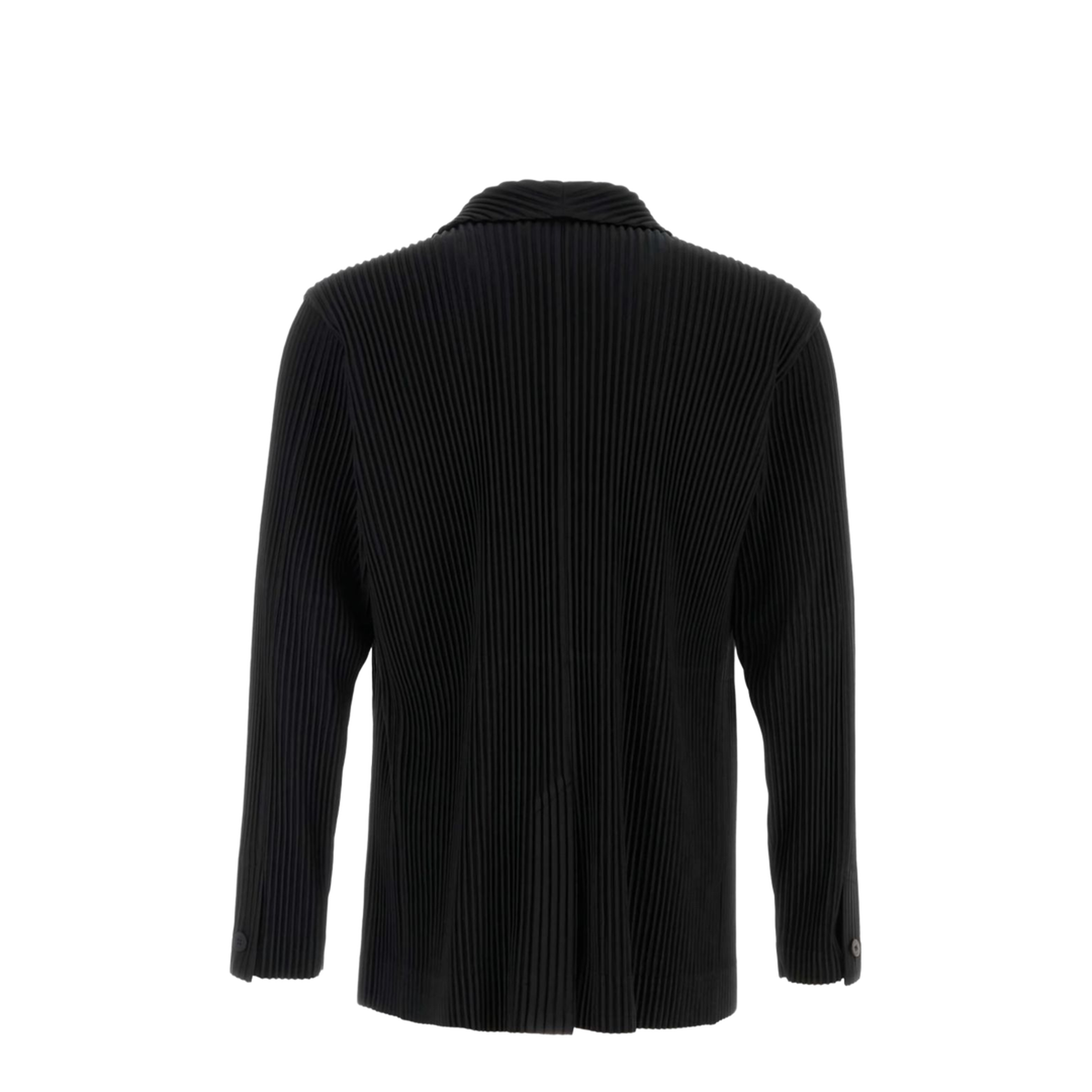 Tailored Polyester Blazer Notched Lapel