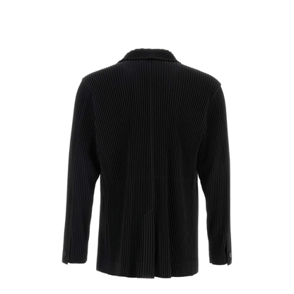 Tailored Polyester Blazer Notched Lapel