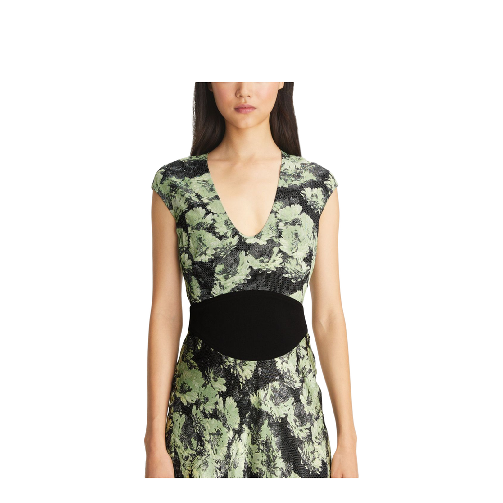 Printed midi dress