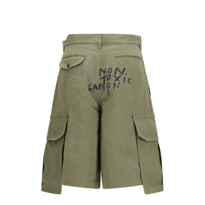 MAYFEYR - Comme Des Garcons - Cargo Shorts With Print - FQP504S26