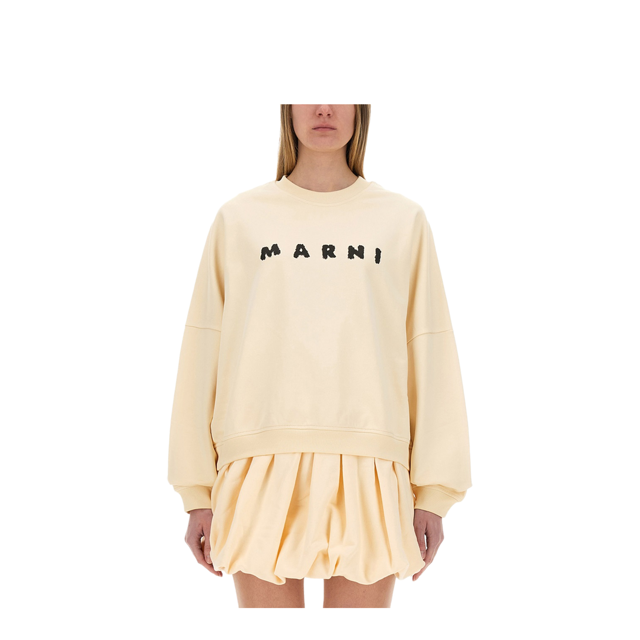 MAYFEYR - Marni - Cotton Sweatshirt With Print - FLJE0185P7USCX43SLW06