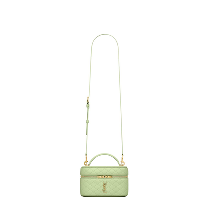 Gaby Small Lambskin Vanity Bag - Misty Jade