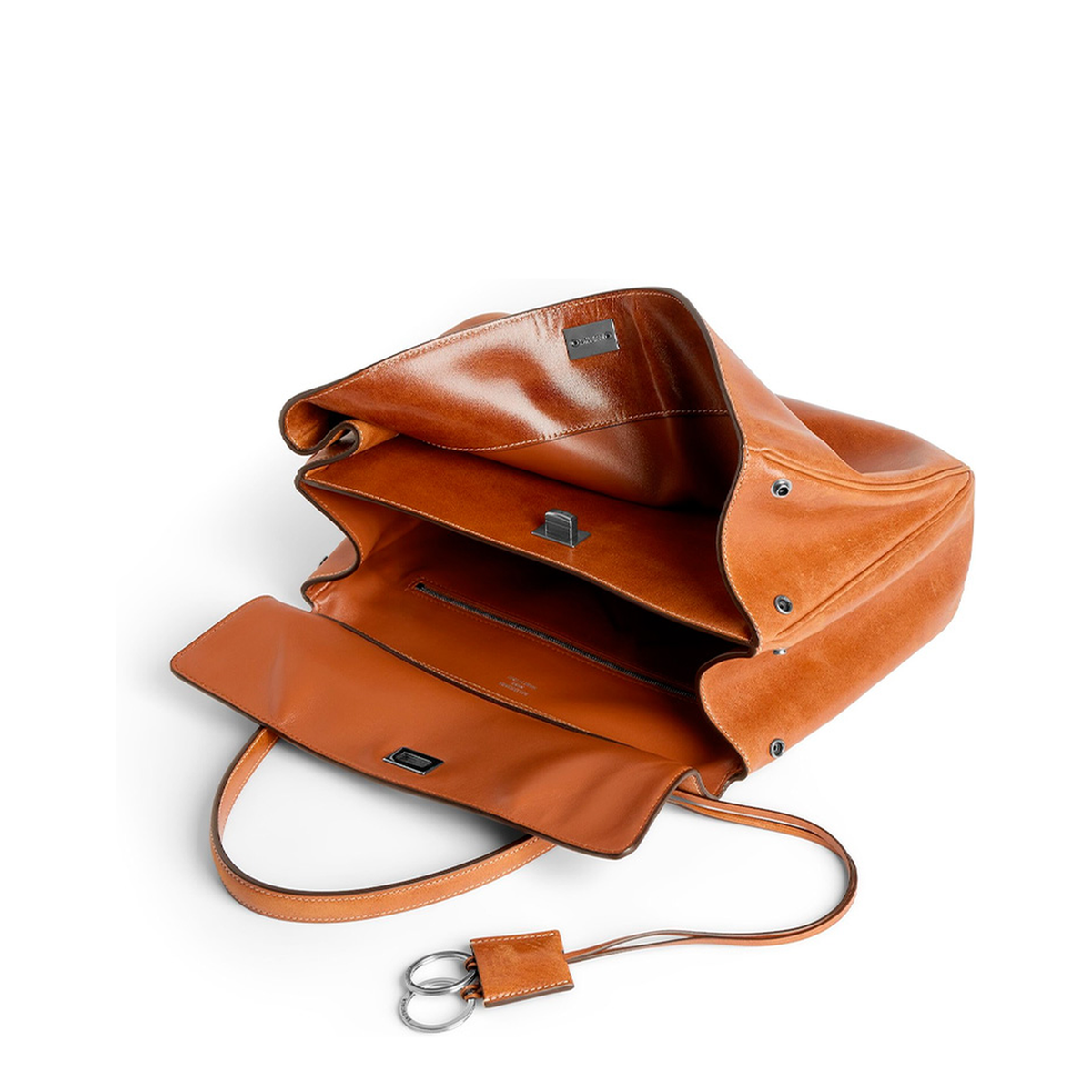 Rodeo Medium Vegetal Tanned Lambskin Handbag - Tan Cowboy