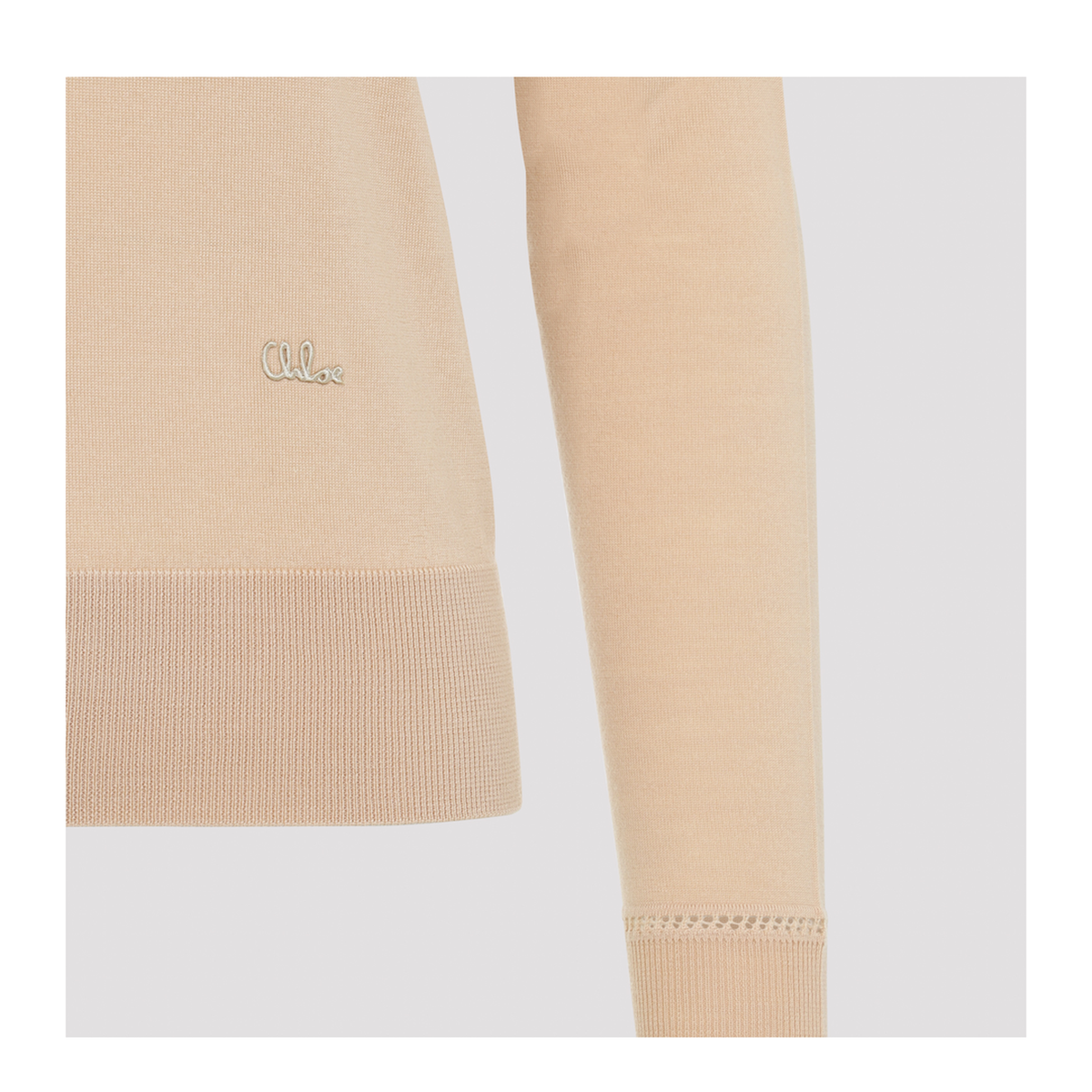 MAYFEYR - Chloè - Tender Peach Wool Pullover - CH26AMP395406H1