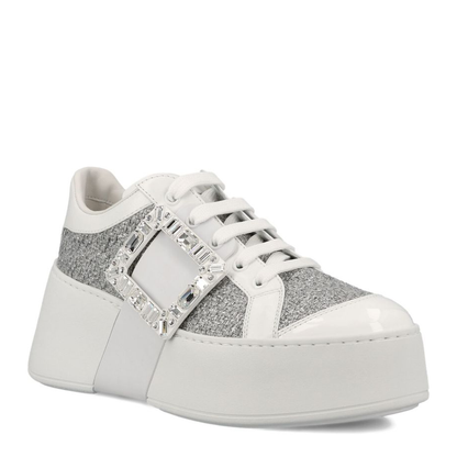 Skate Sneakers in Lurex