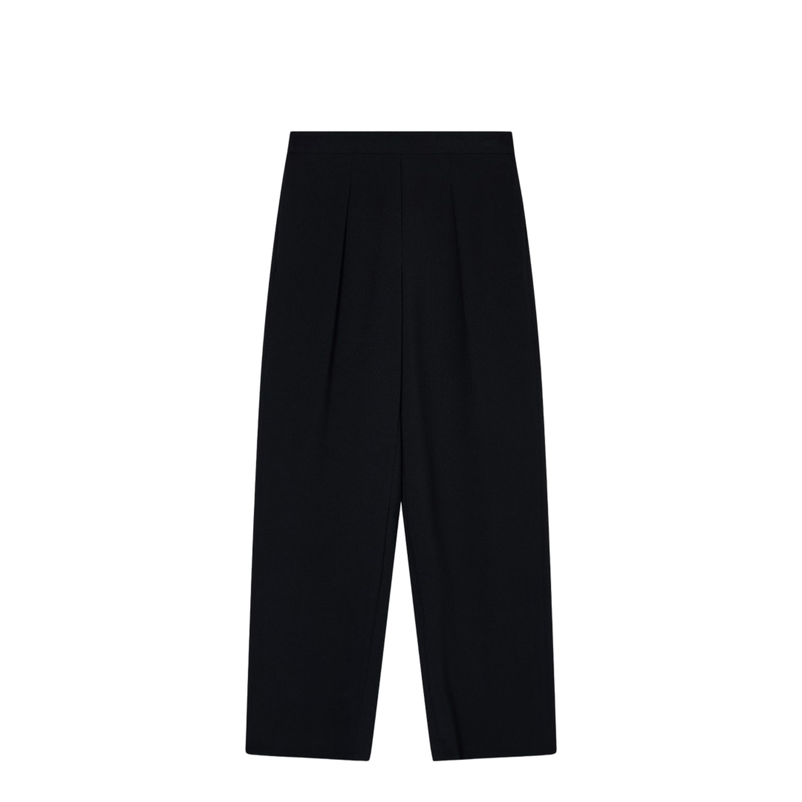 Silk & Nylon Straight-leg Trousers