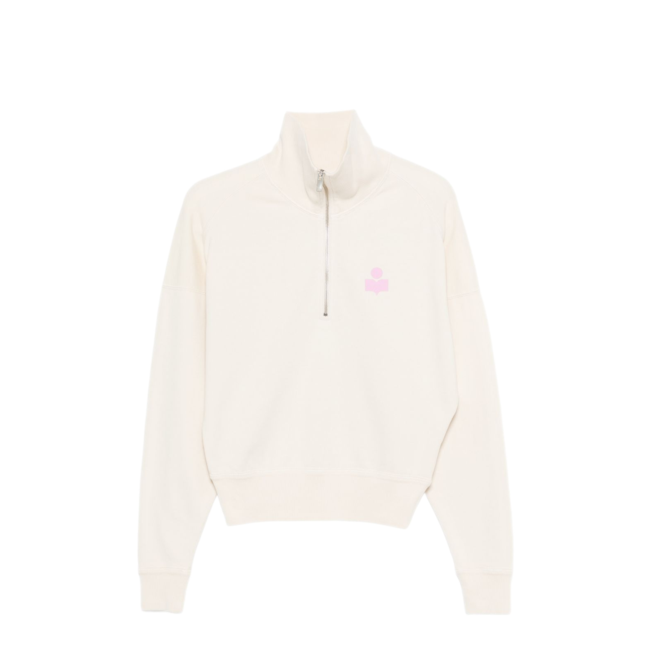 MAYFEYR -  - Ecru High Neck Front Zip Sweater - SW0093FAD1M04EECPK