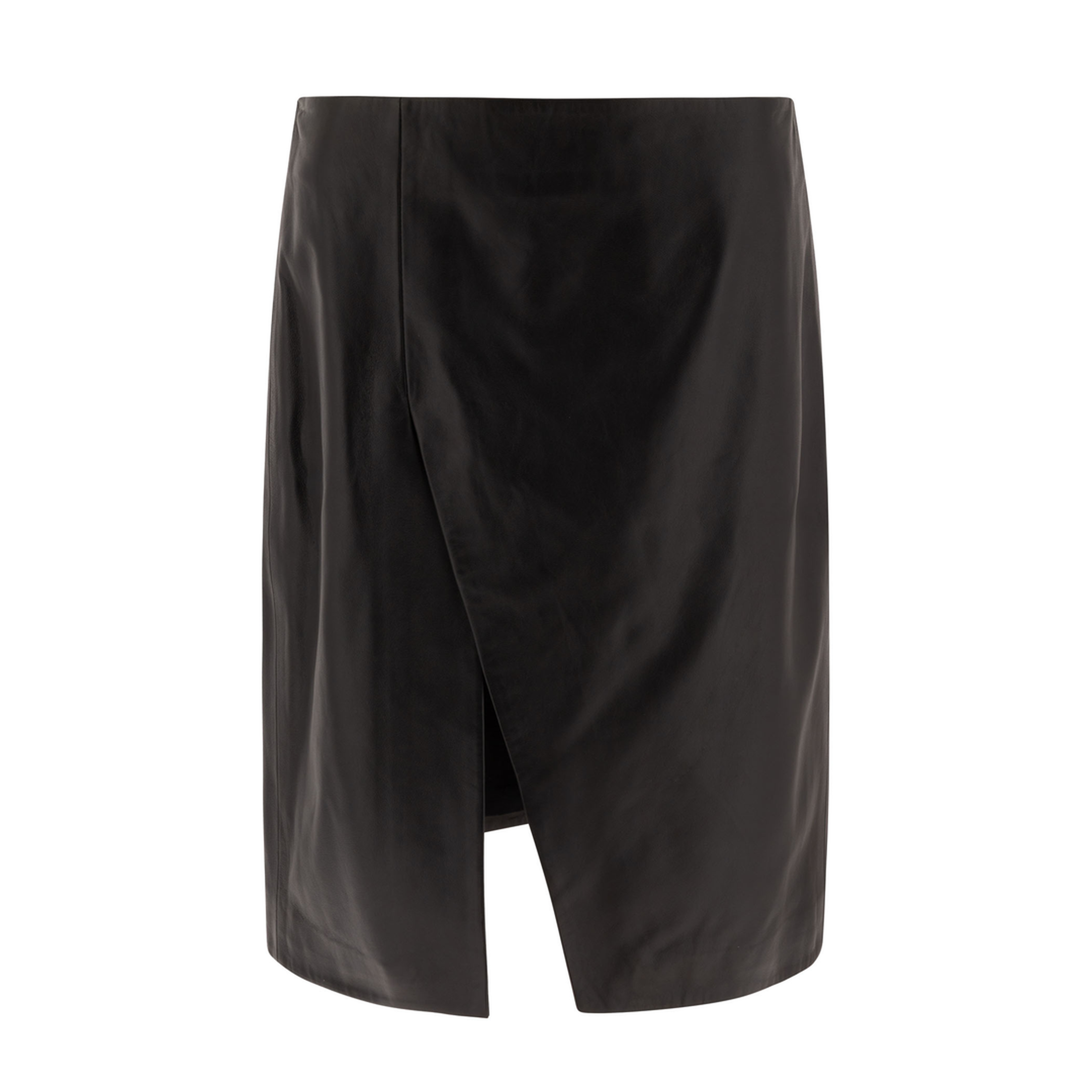 MAYFEYR - Loulou Studio - Leather Midi Skirt - EKAREBLACK