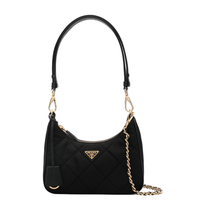 Black Re-Nylon Re-Edition Shoulder Bag