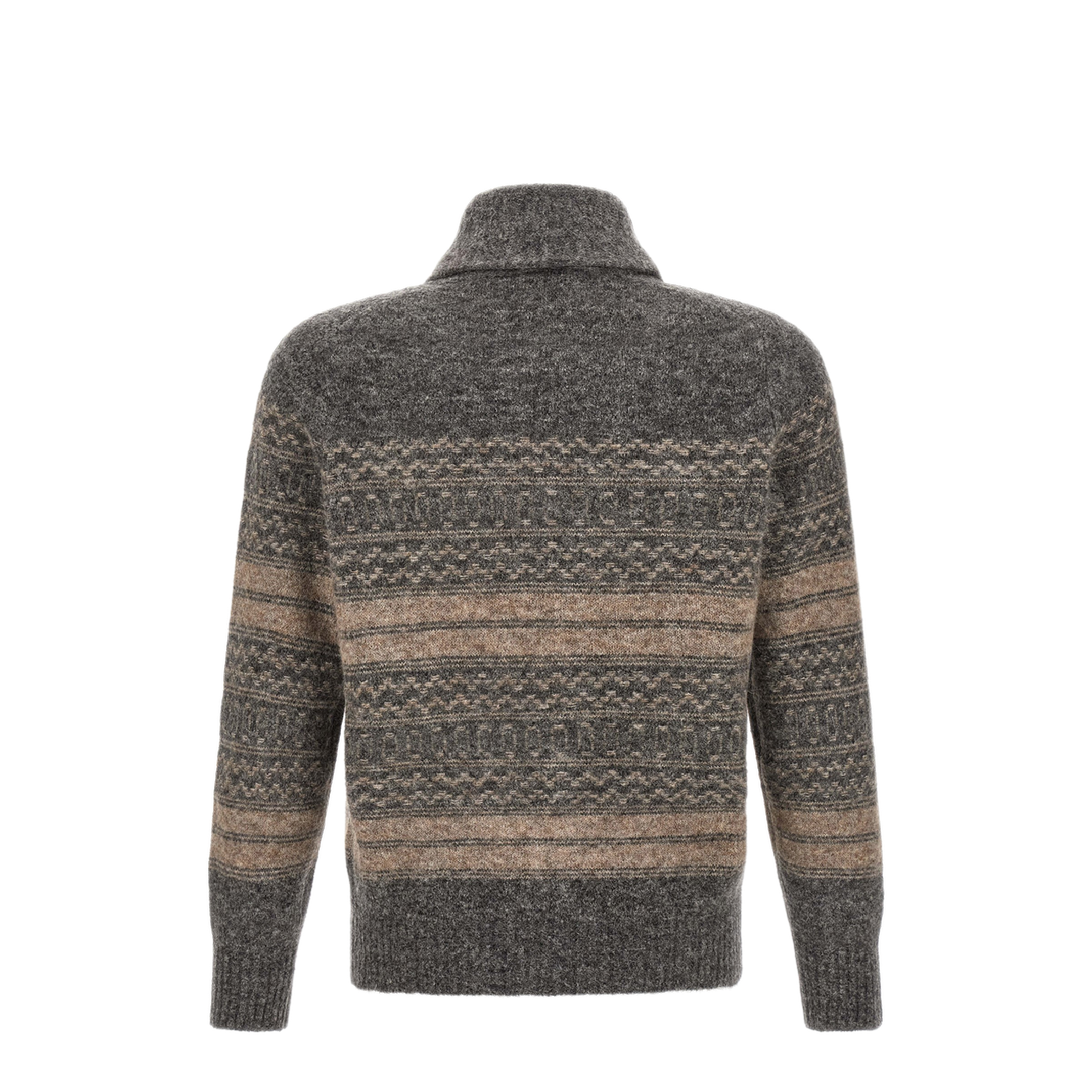 MAYFEYR - Brunello Cucinelli - Nordic Jacquard Cardigan - MTF710006CTR58