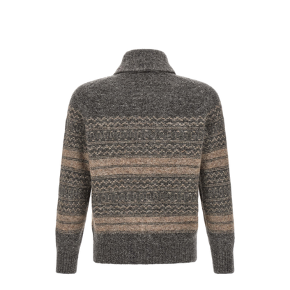 MAYFEYR - Brunello Cucinelli - Nordic Jacquard Cardigan - MTF710006CTR58