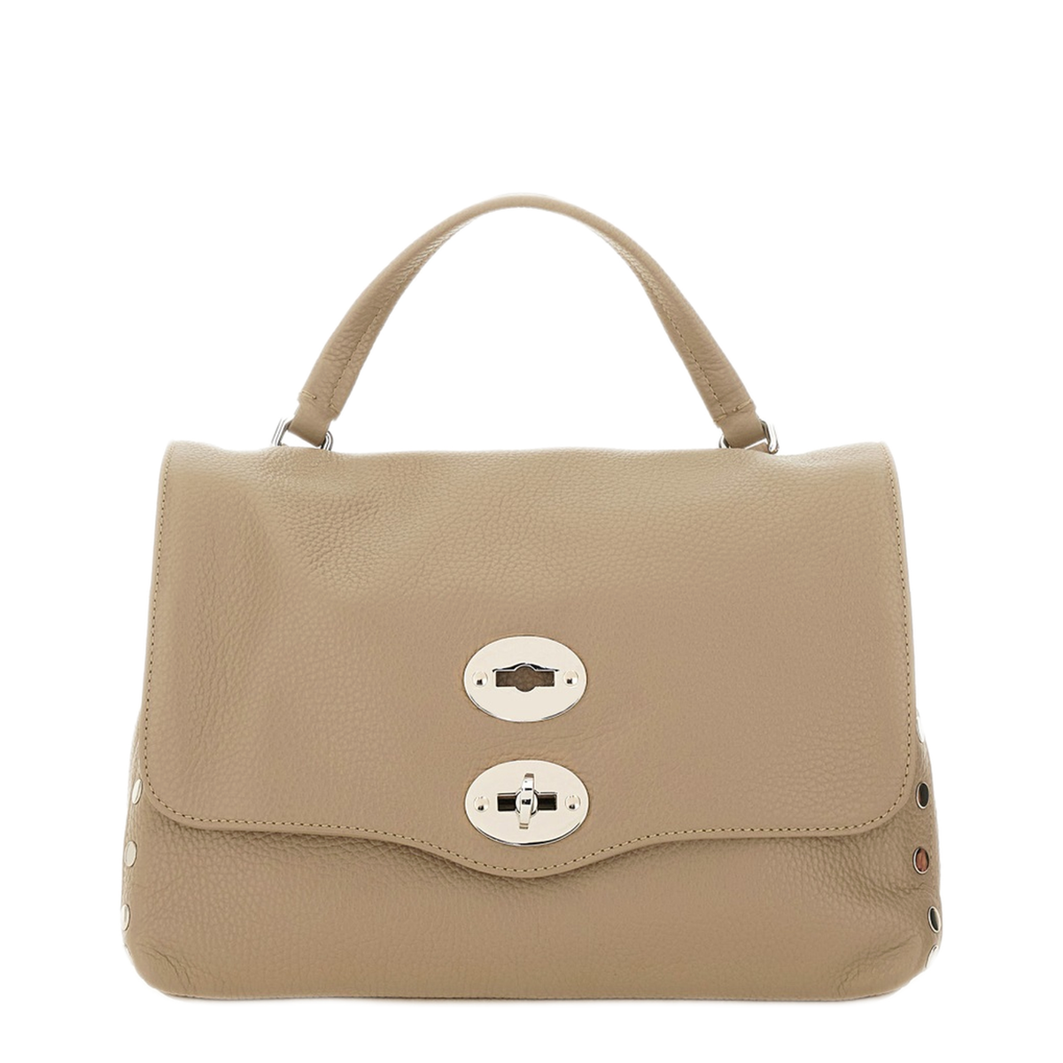 Postina Daily S Calfskin Shopping Bag - Grey Creta