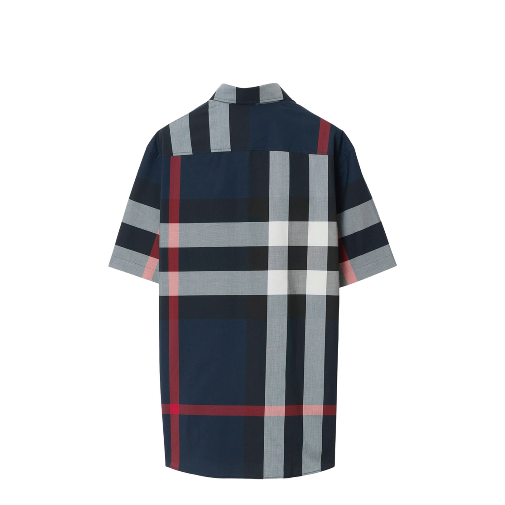 Check Cotton Shirt - Blue