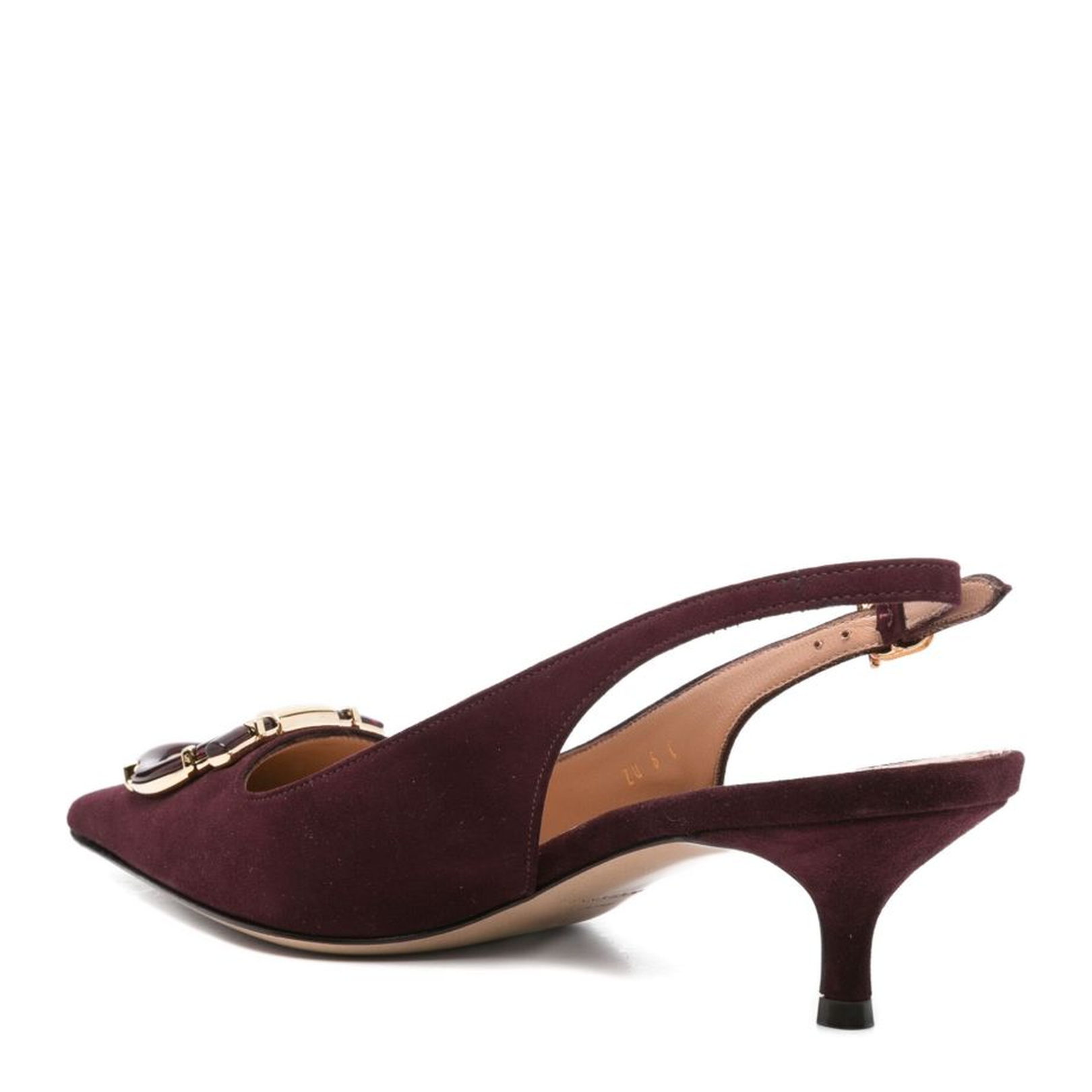 Leather Slingback Pumps