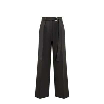 Sharp Wool Gabardine Trousers