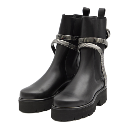 MAYFEYR - Rene Caovilla - Juniper 45 Biker Boots - C123190450001NE03