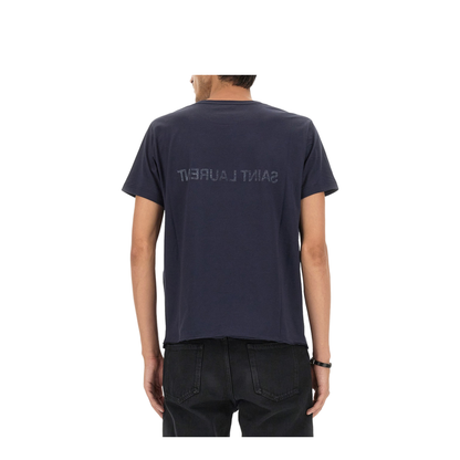 Navy Blue Cotton T-Shirt