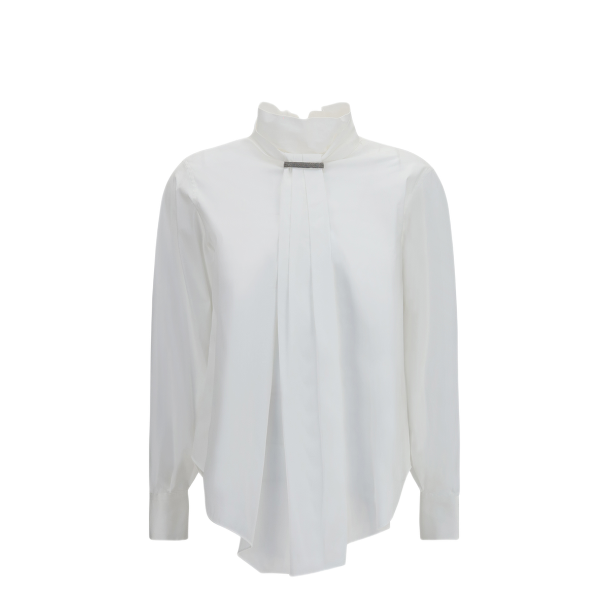 MAYFEYR - Brunello Cucinelli - Blouse With Monili Decoration - M0091B1G04C159