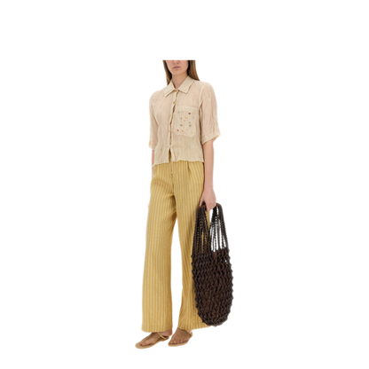 MAYFEYR - Alysi - Striped Satin Tailored Pants - 105177P5214PGO