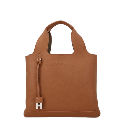 Mini leather tote
