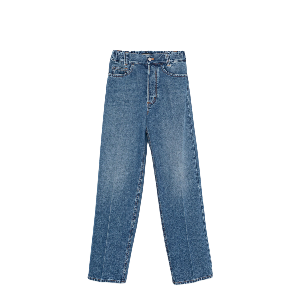 MAYFEYR - MERYLL ROGGE - Washed Blue Straight Leg Jeans - 680US24WASHEDBLUE