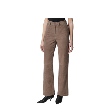 Brown Suede Trousers
