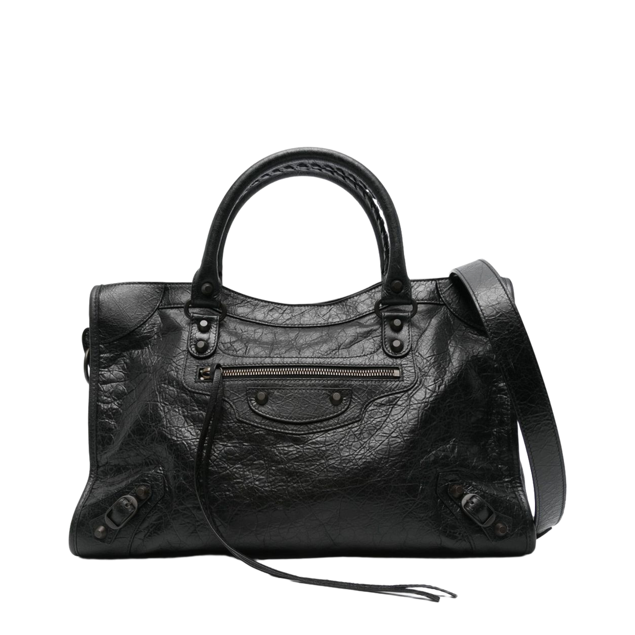 Le City Medium Calfskin Bag - Black