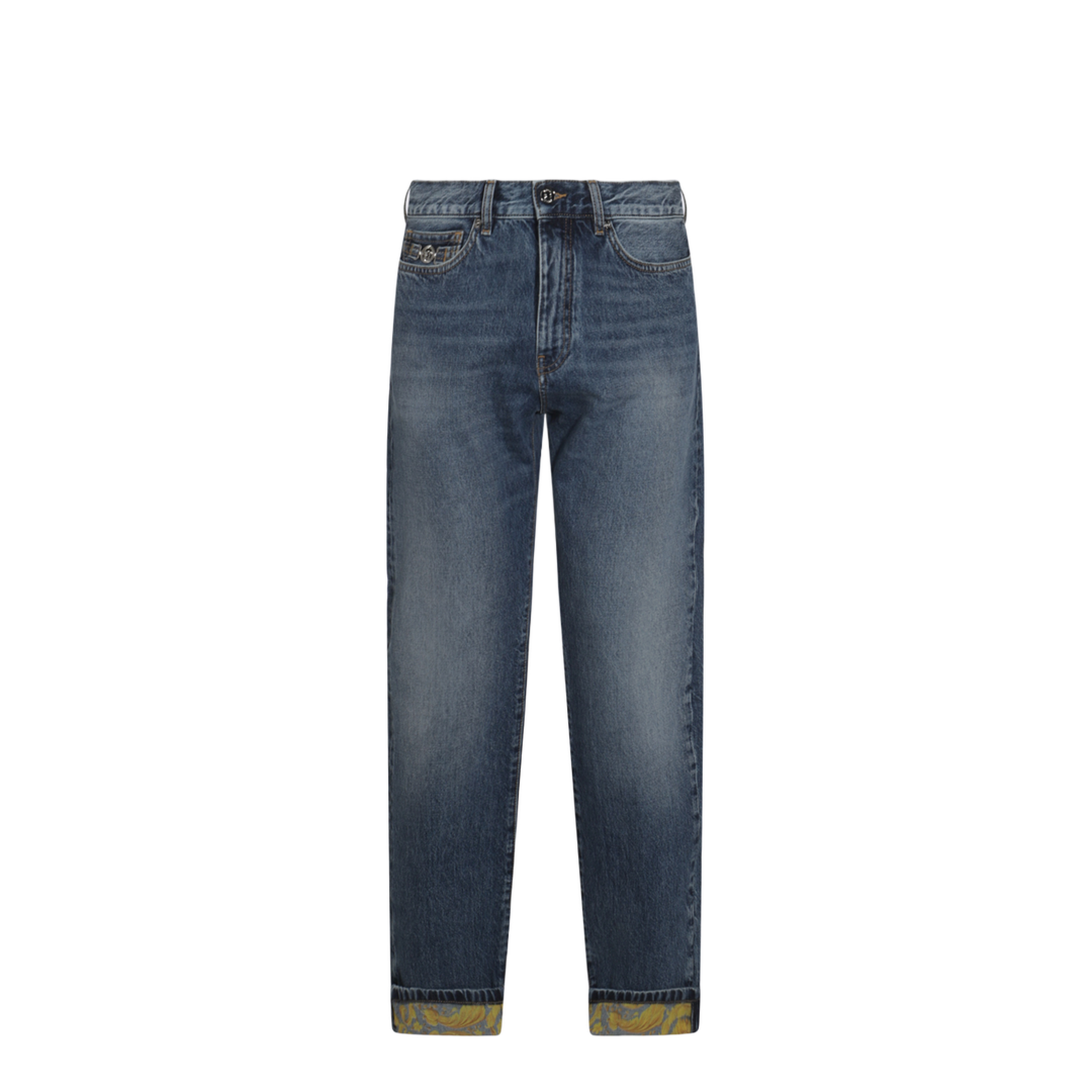 Indigo Blue Cotton Jeans