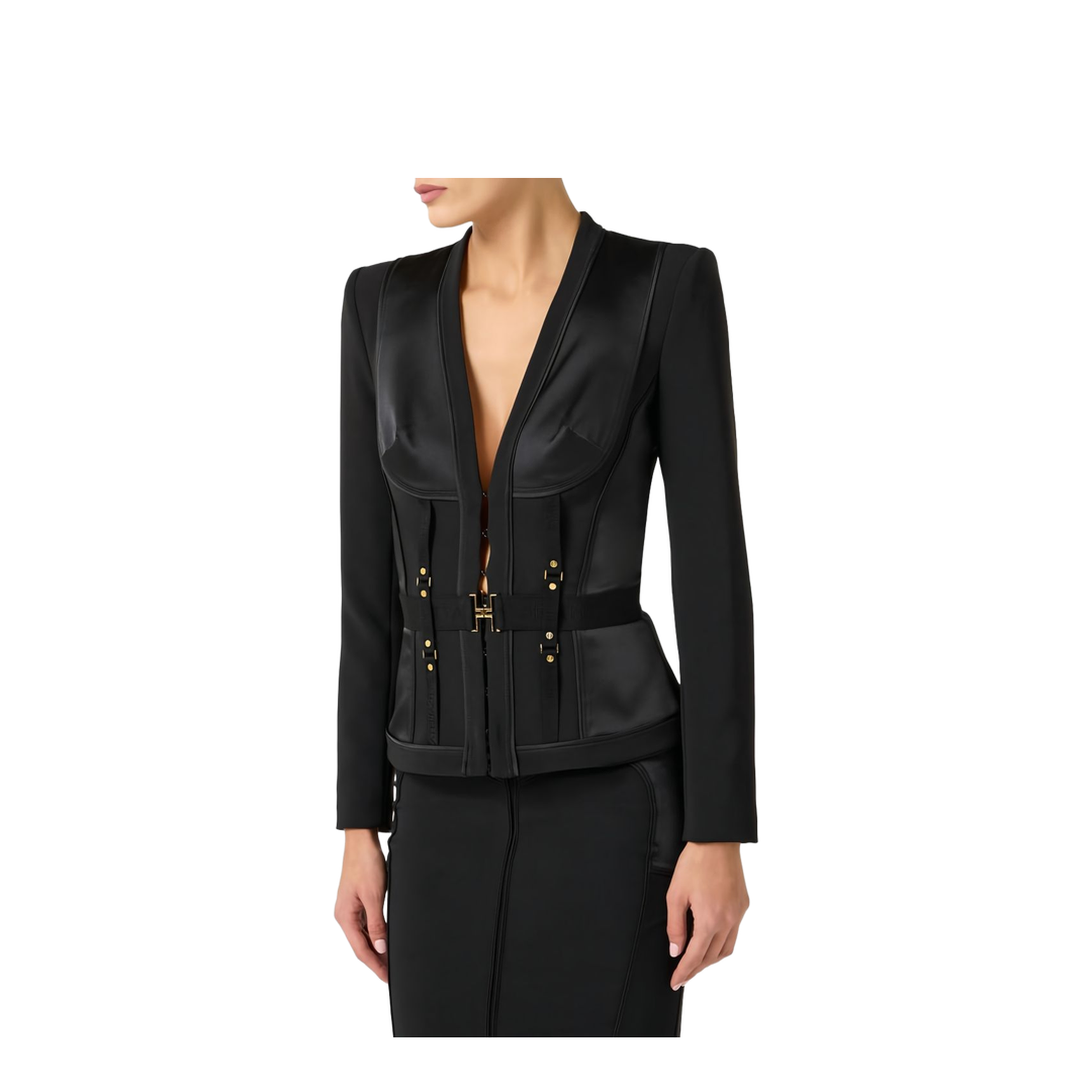 MAYFEYR - Elisabetta Franchi - Jackets Black - GI23362E2110