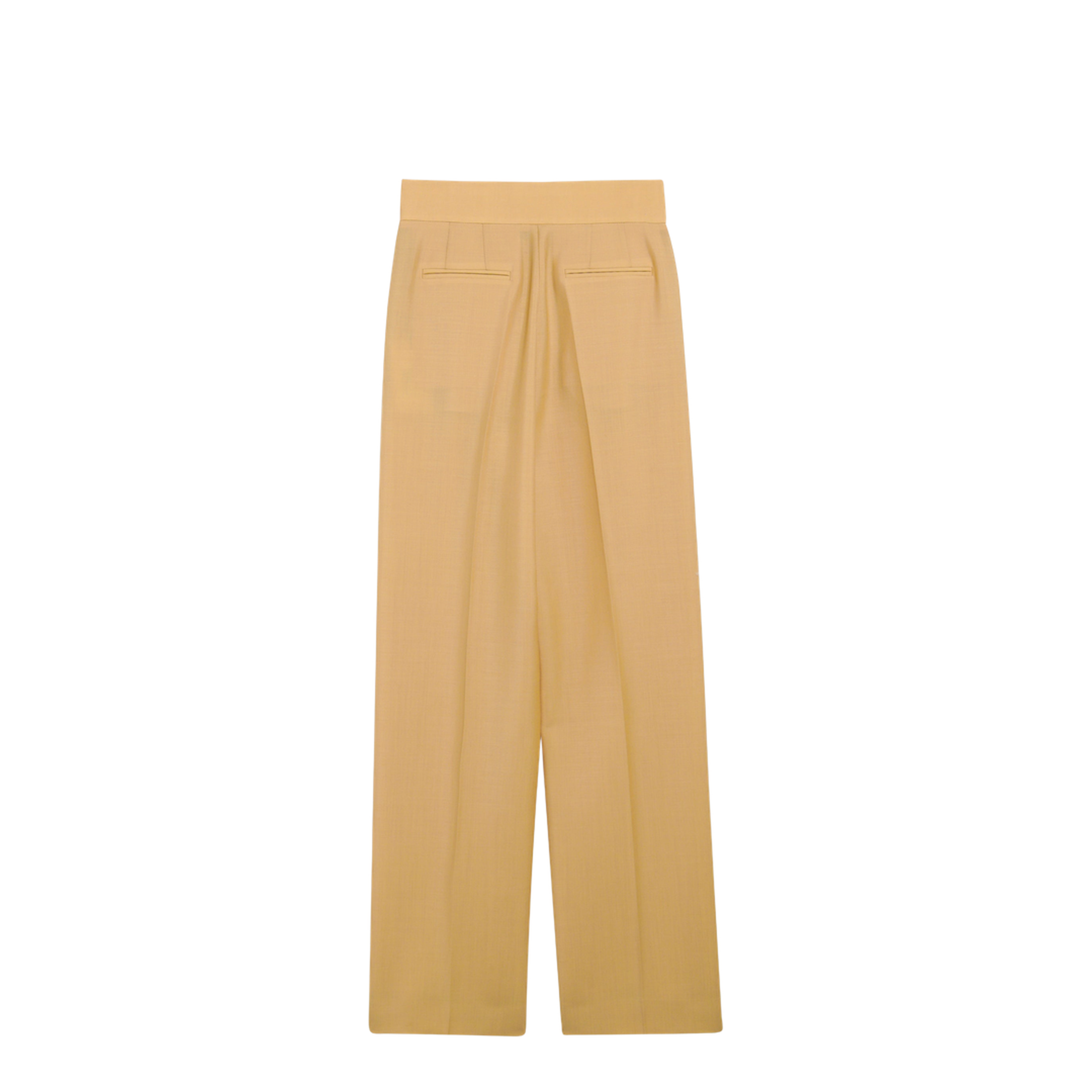 MAYFEYR - Valentino - British Mohair Trousers In Ochre - 9B3RB766A6DO16