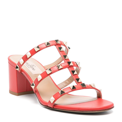 Rockstud Leather Sandals