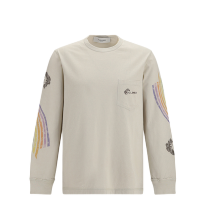 MAYFEYR - Golden Goose - Asymmetric Print Sweatshirt - GUP02765P002628