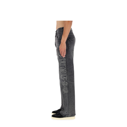 MAYFEYR - Purple Brand - Pants Traced Gothic Wordmark - P018TGWB425BLACK